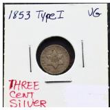 1853 trine coin