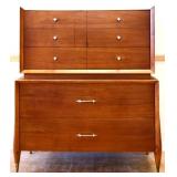 MCM Kent Coffey Auburn tall chest see photos