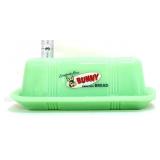 Jadeite Bunny Bread butter dish