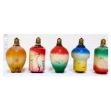 Lot of 5 vintage Christmas light bulbs