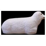 18in long white sheep blow mold NO SHIPPING
