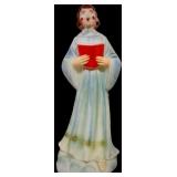 Vntg 38.5in choir girl blow mold as is NO SHIPPING