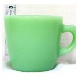 Vntg Fire King jadeite coffee cup