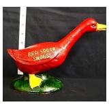 Cast iron Red Goose Shoes bank