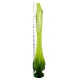 Viking MCM green 24in swung vase