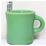 Vintage Fire King jadeite C handle mug