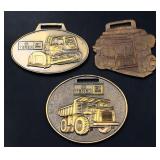 Lot of 3 Terex Equipment watch fobs