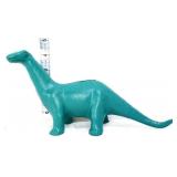 Cast iron green dinosaur bank