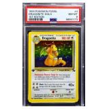 Graded NM Pokemon 1999 Dragonite 1st Edition card
