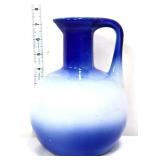 Cobalt/white 8in pitcher