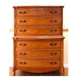 Vintage Dixie French Provincial tall chest