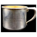 2.7oz sterling silver baby cup