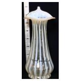 Fenton 7in opalescent jack in pulpit vase
