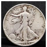 1944S walking liberty half dollar