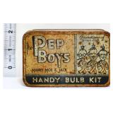 Vntg Pep Boys Handy Bulb Kit tin