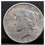 1922S peace dollar