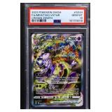 Graded GM Pokemon 2023 Mewtwo Crown Zenith card