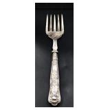 Vintage fish fork, metal content unknown