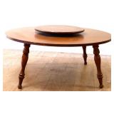 Vintage coffee table w/ lazy susan center