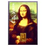 1/1000th oz gold DaVinci Mona Lisa proof