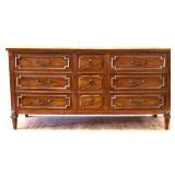 Vintage 9 drawer dresser see photos