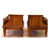 Pair MCM end tables
