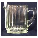 4in clear glass milk pitcher