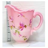 Fenton signed rosalene 7in pitcher