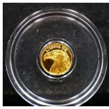 1/100th oz gold bald eagle coin