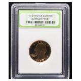 1973 Washington quarter proof coin