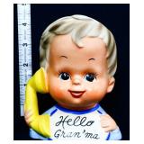 Vntg Napco 4in Hello Gran