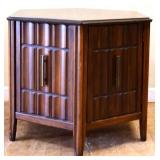 MCM 1 door 6 sided lamp table