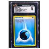 Graded M Pokemon 2004 Water Energy card