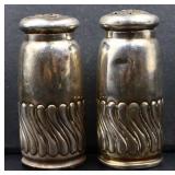 2.9oz sterling silver salt/pepper shakers