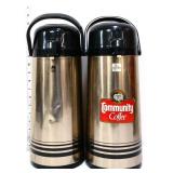 Lot of 2 coffee servers