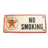 Cast iron Texaco No Smoking sign