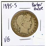 1904S barber half dollar