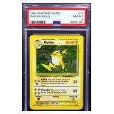 Graded NM Pokemon 1999 Raichu Holo card