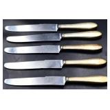 2.5oz sterling silver knives