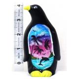 Fenton penguin with dolphin scene on chest