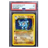 Graded NM Pokemon 1999 Machamp 1st Edition card