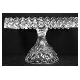 Fostoria 10.25x10.25 square cake stand