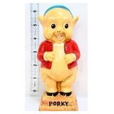 Cast iron Porky Pig bank