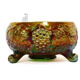 Fenton carnival grape & cable 3 foot fernery bowl