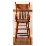 Vintage wood youth chair
