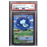 Graded mint 2024 Pokemon Paf En Mew Ex card