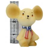 Fenton 3in Yankee Doodle patriotic mouse
