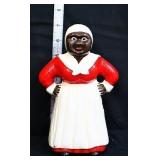 7in cast iron americana lady bank