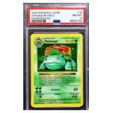 Graded NM Pokemon 1999 Venusaur Shadowless card