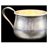 1.7oz sterling silver baby cup